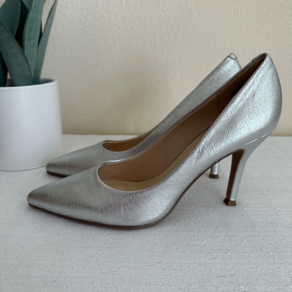 CHAUSSURES NINE WEST ELIZABETH PUMP - Cuir Véritable Noir - Taille US 6 - Occasion